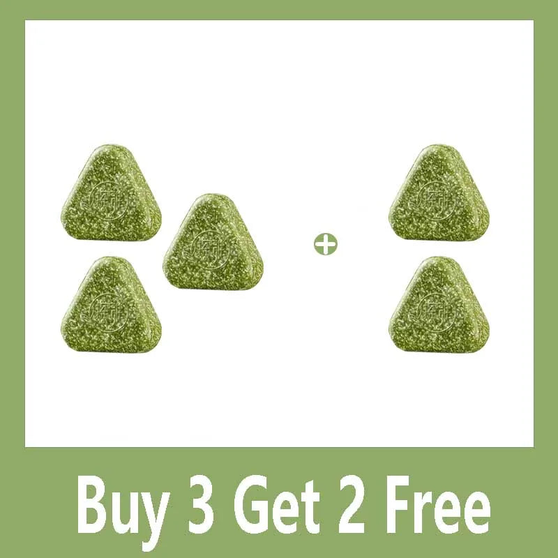 Usman Grass & Platycladus Herbal Shampoo Soap Natural Hair Loss Treat Strengthens Roots Controls Oil Cleanses Scalp Hair Growth