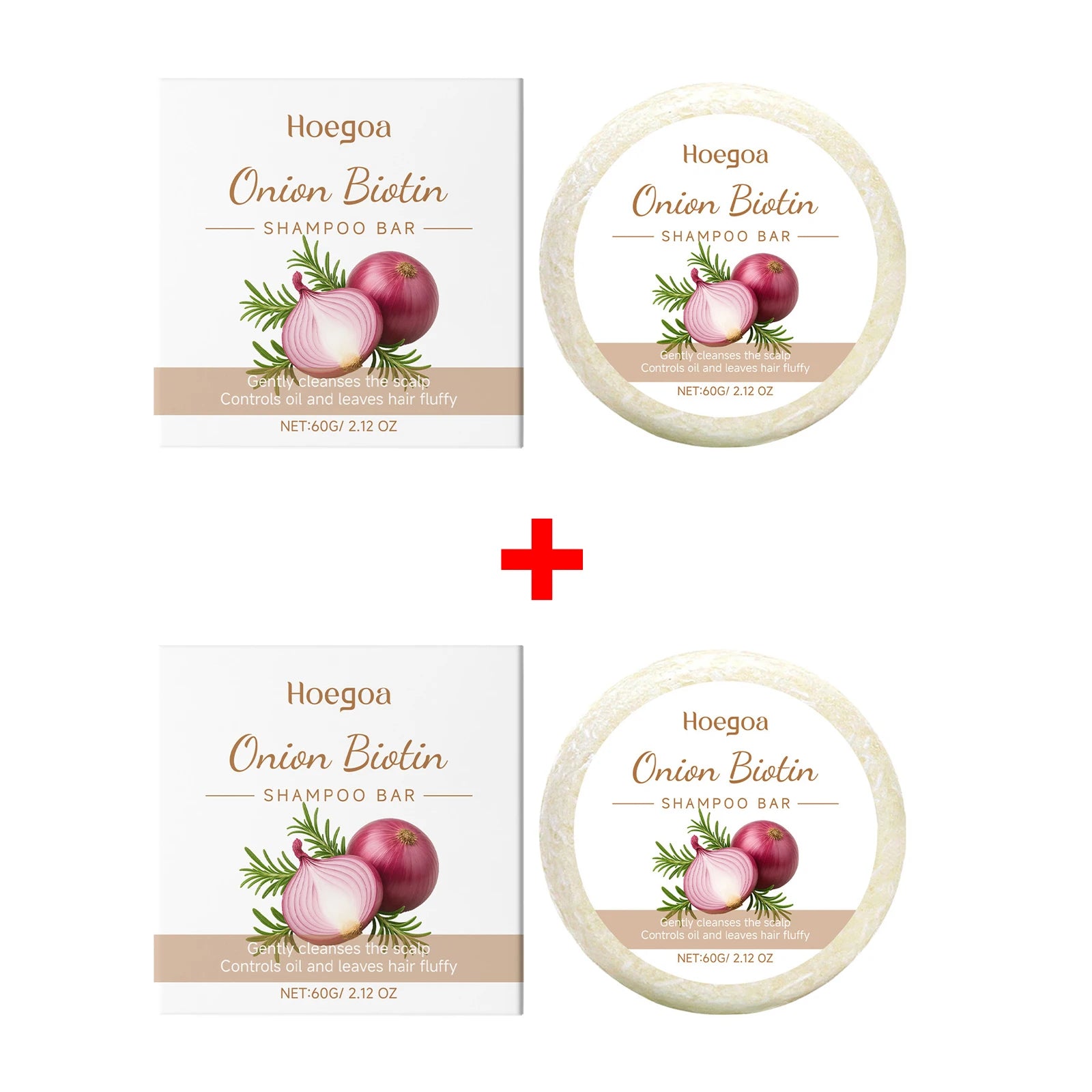 Onion Biotin Shampoo Soap Rosemary Gentle Cleansing Nourish Scalp Hair Growth Anti Loss Moisturizing Smooth For All Hair Types